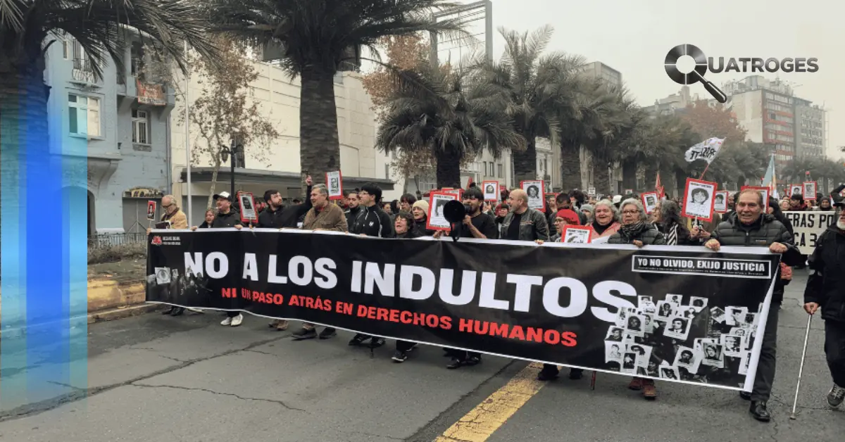 Chile: familiares y organizaciones marcharon contra posibles indultos a condenados por violaciones a los derechos humanos