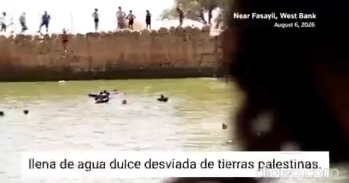La piscina de la ocupación: agua palestina para el turismo israelí