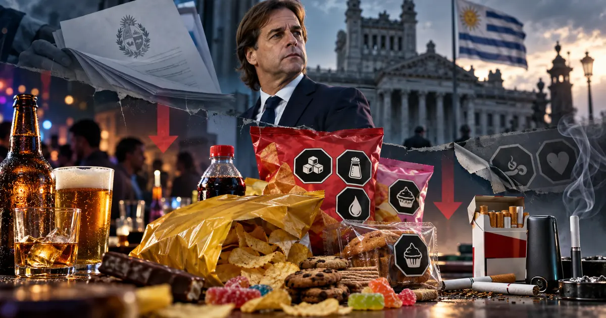 Alcohol, tabaco y alimentos en la era Lacalle Pou